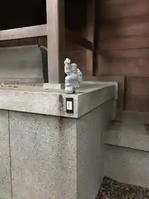 鎮守氷川神社の像