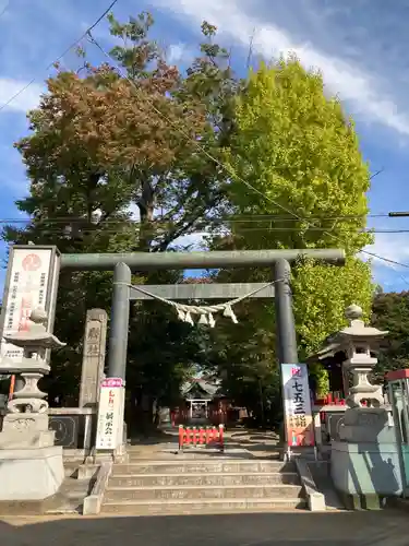 上野総社神社の鳥居