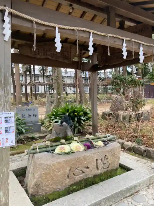 新宮八幡神社の手水舎