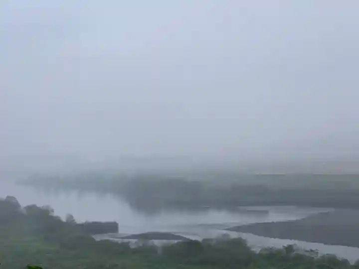 高館義経堂の景色