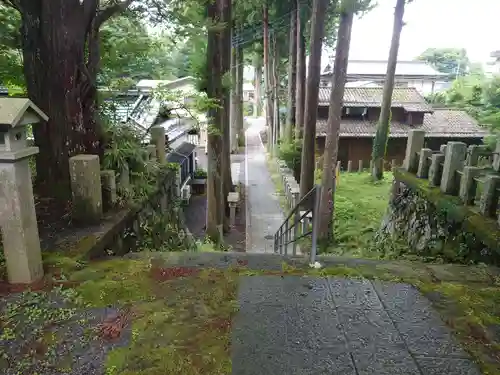 山中浅間神社の景色