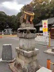 冠纓神社の狛犬