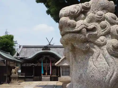 姫嶋神社の狛犬