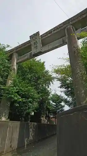 小旙八幡宮の鳥居