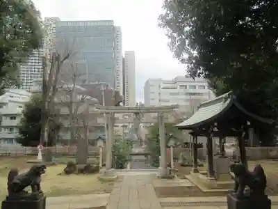 西向天神社の鳥居