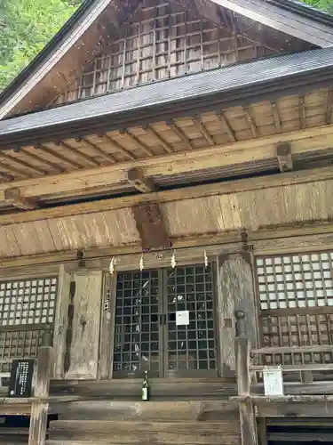 戸隠神社火之御子社の本殿