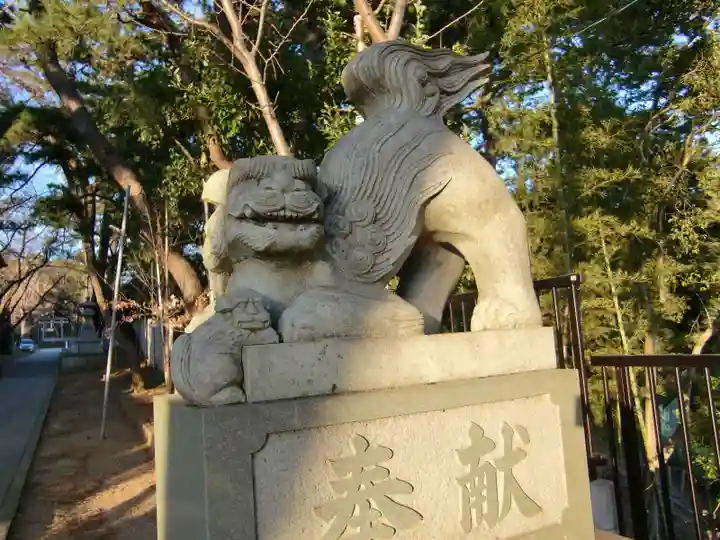 山野浅間神社の狛犬