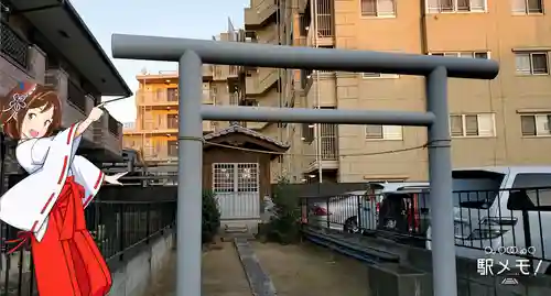 諏訪神社の鳥居