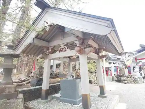 冨士山小御嶽神社の手水舎
