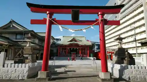 東京羽田 穴守稲荷神社の鳥居