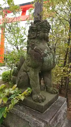 正ノ木稲荷 稲積神社の狛犬