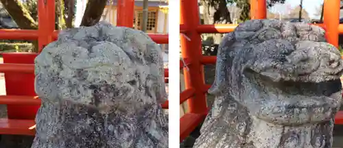 龍田大社の狛犬