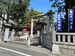 中野沼袋氷川神社の鳥居