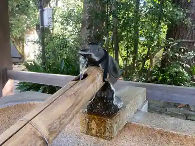 弓弦羽神社の手水舎