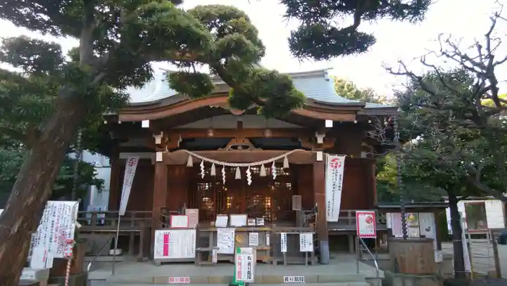 鳩森八幡神社の本殿・本堂