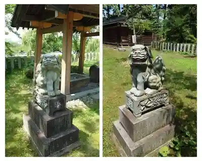 鶴岡護国神社の狛犬