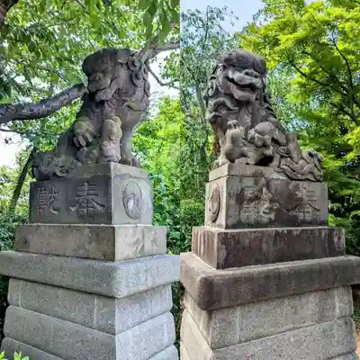 検見川神社の狛犬
