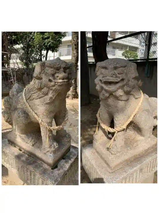 阿保天神社の狛犬