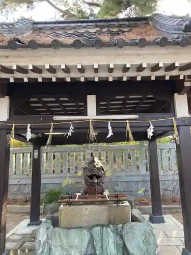 阿部野神社の手水舎