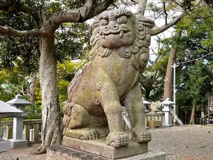 岐佐神社の狛犬