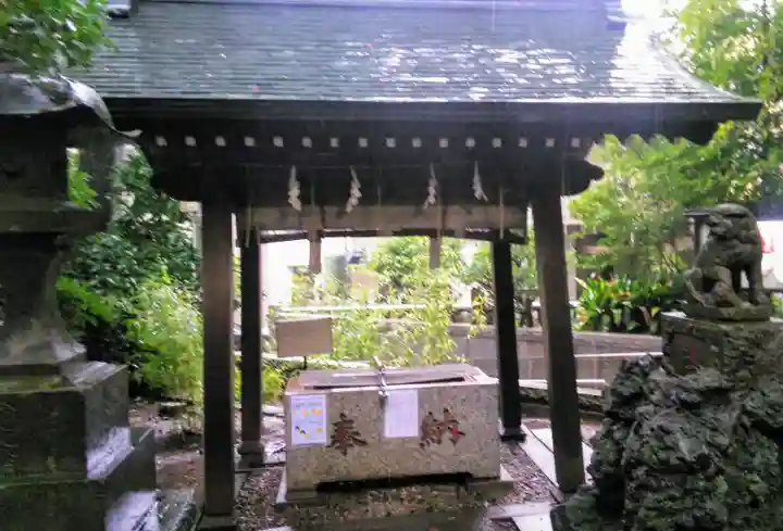 経堂天祖神社の手水舎