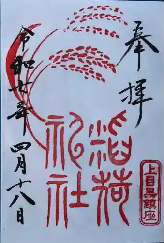 稲荷神社（上目黒鎮座）(東京都)