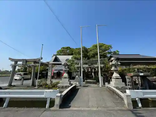 月瀬八幡宮の鳥居