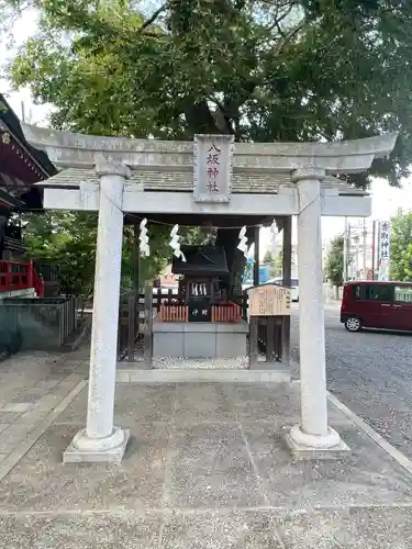 越谷香取神社の鳥居