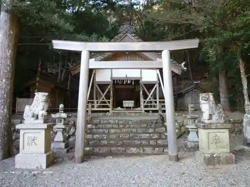 小川郷神社の鳥居