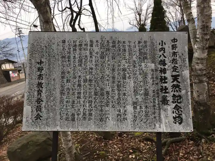 小内八幡神社の歴史
