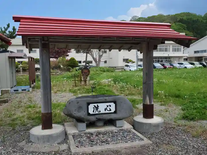 落部八幡宮の手水舎