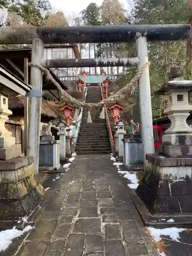 呑香稲荷神社の鳥居