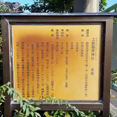 上総稲荷神社の歴史