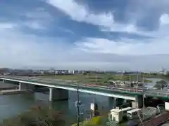 多摩川浅間神社の景色