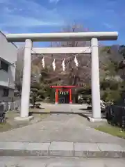雷神社の鳥居