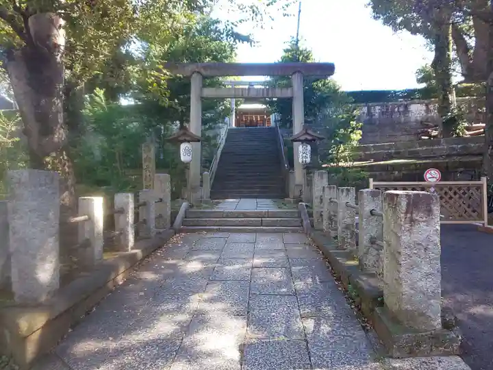 西向天神社の鳥居