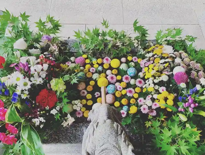 滑川神社 - 仕事と子どもの守り神の手水舎