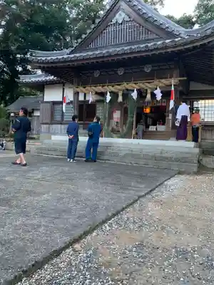 川田八幡神社の本殿・本堂