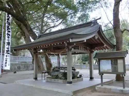 大麻比古神社の手水