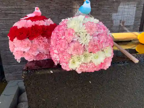上尾御嶽神社の手水舎