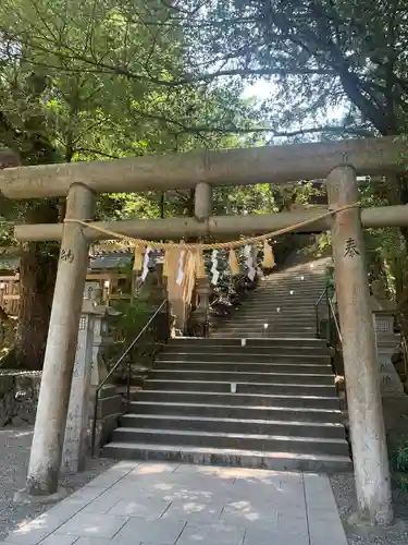 天河大辨財天社の鳥居