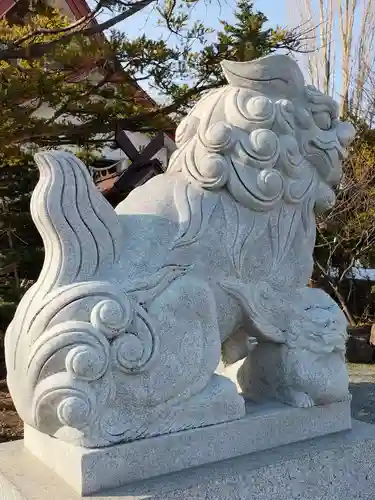 上手稲神社の狛犬