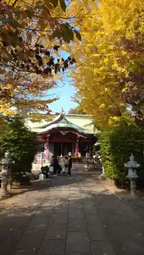 市谷亀岡八幡宮の本殿・本堂