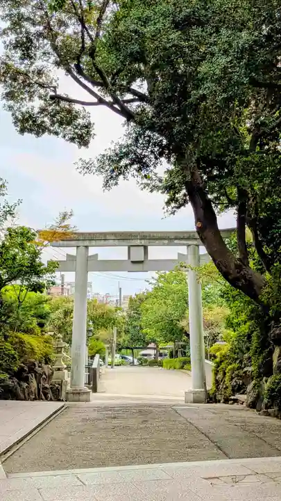 検見川神社の鳥居
