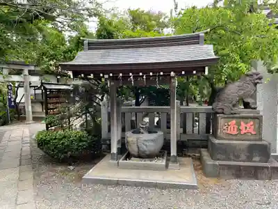 牛天神北野神社の手水舎