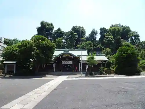 白金氷川神社の本殿・本堂