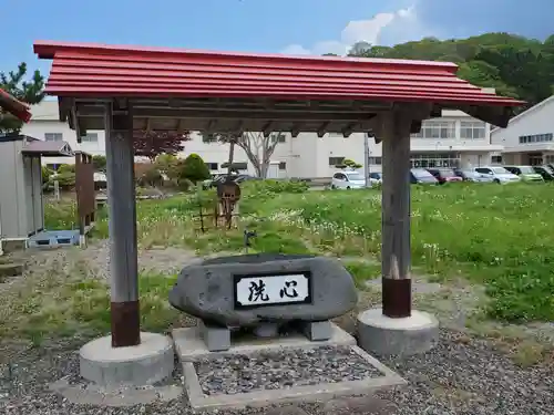 落部八幡宮の手水舎