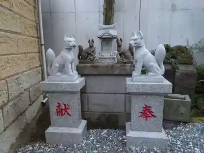 廣尾稲荷神社の狛犬