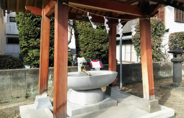 石和八幡宮(官知物部神社)の手水舎