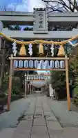 星川杉山神社の鳥居